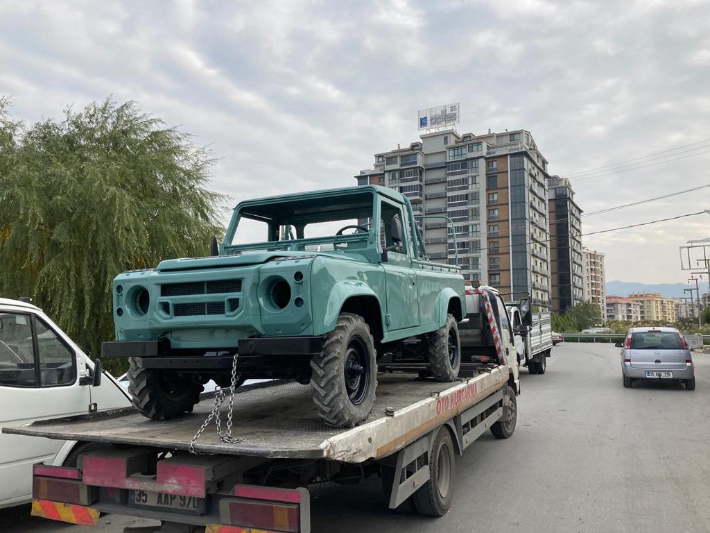 new coat of paint land rover defender