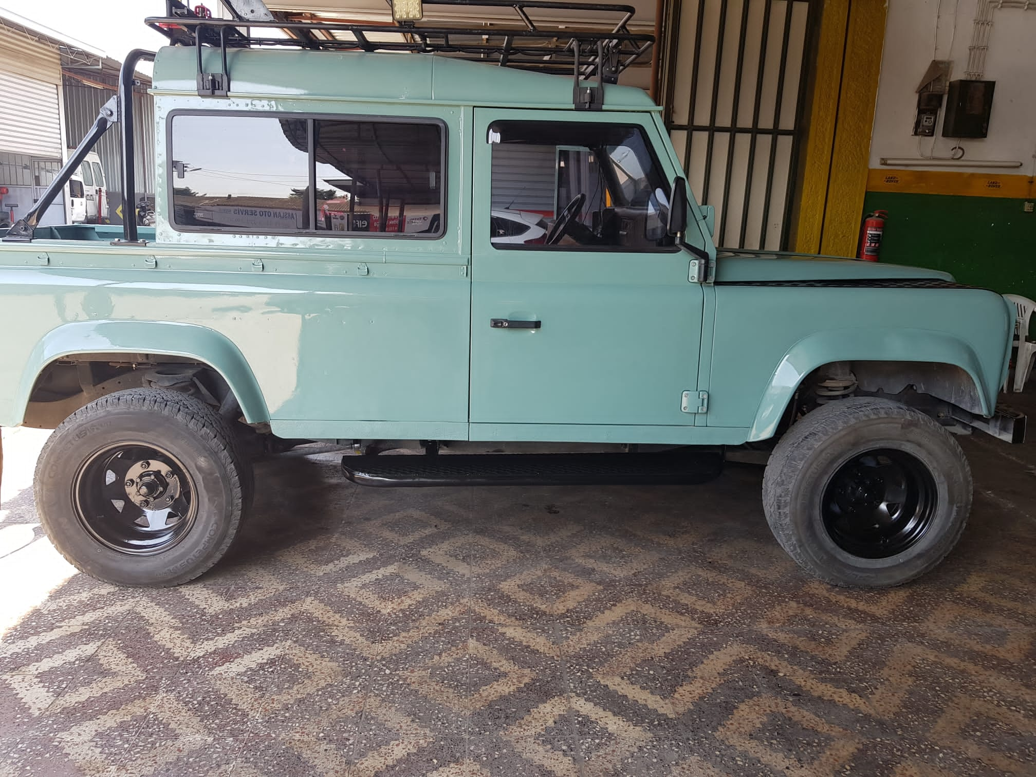 restored land rover defender