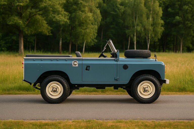 land rover series 3 sideways