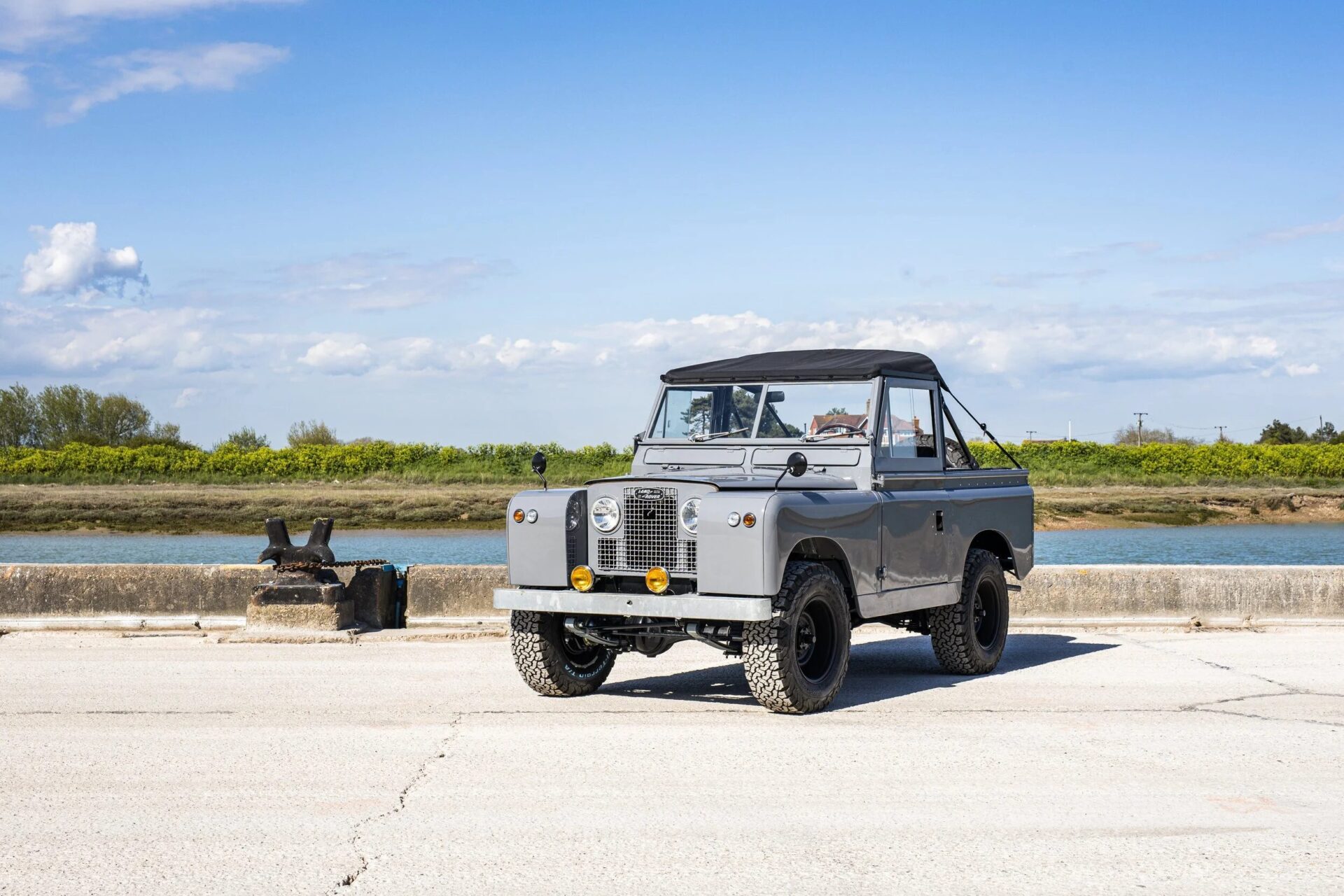 Klasik Land Rover Series yazlık keyif aracı